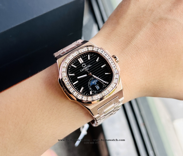 Carnival Nautilus Automatic 8110G Nam - Màu Vàng Đen