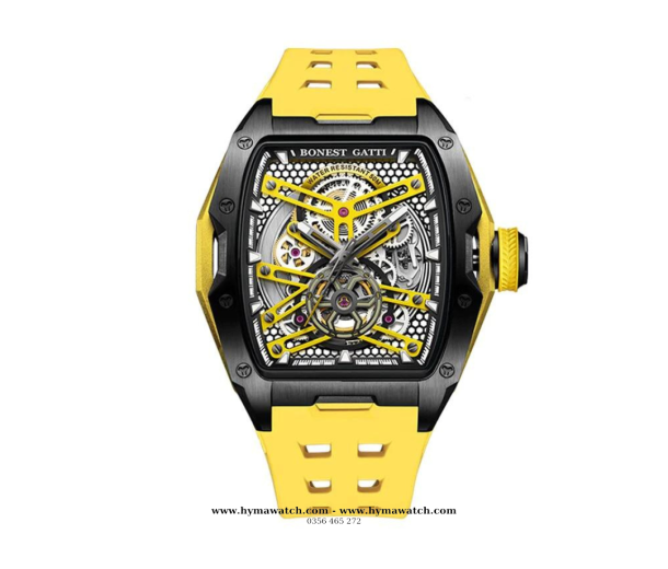 Bonest Gatti BG5502 Nam - Máy Cơ (Automatic) Tặng Kèm Mô Hình Xe Đua