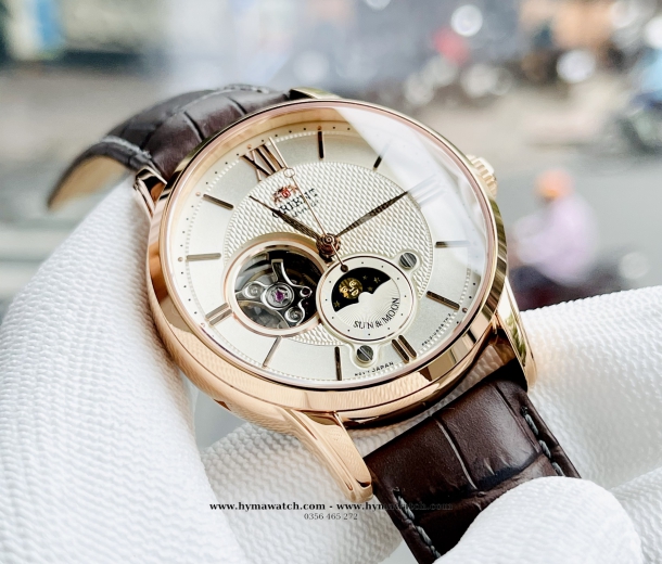 Orient Classic Sun Moon Gen 4 Open Heart RA-AS0003S10B