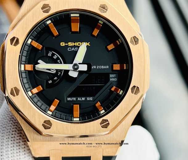 Casio G-Shock GA2100-5A Custom AP Special (Rose Gold x Black)