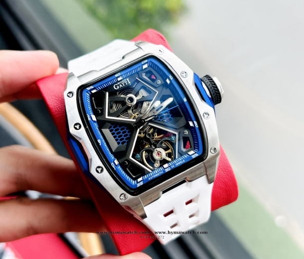 Bonest Gatti Ghost BG5501-A1 Nam - Máy cơ (Automatic) tặng kèm mô hình xe đua