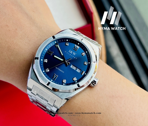 Carnival I&W 751G - Nam - Màu xanh dương - Máy cơ (Automatic)