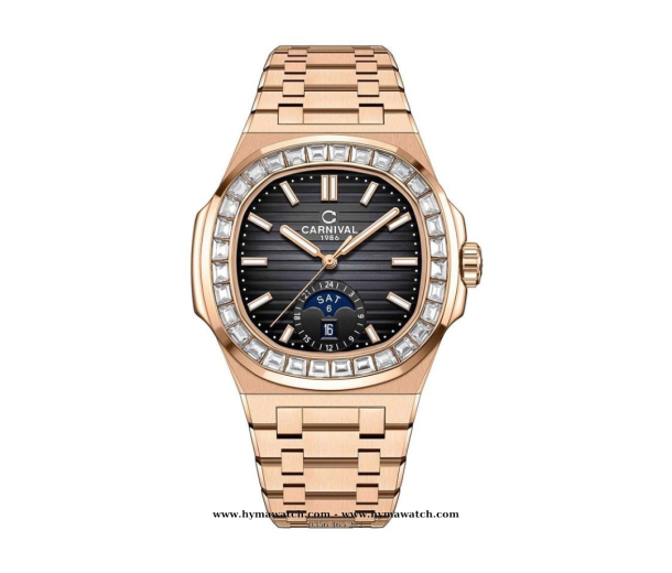 Carnival Nautilus Automatic 8110G Nam - Màu Vàng Đen