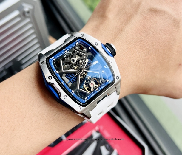Bonest Gatti Ghost BG5501-A1 Nam - Máy cơ (Automatic) tặng kèm mô hình xe đua
