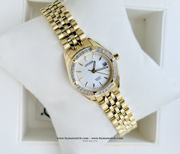 Citizen EU6062-50D – Nữ – Máy Quartz (Pin) – Dây kim loại