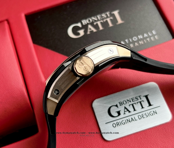 Bonest Gatti Ghost BG5501-A4 Nam - Máy Cơ (Automatic) Tặng Kèm Mô Hình Xe Đua