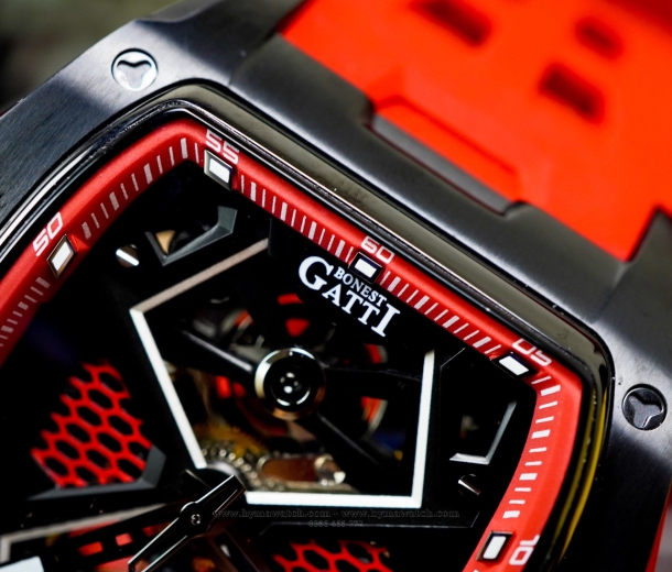 Bonest Gatti Ghost BG5501-A3 Nam - Máy Cơ (Automatic) Tặng Kèm Mô Hình Xe Đua
