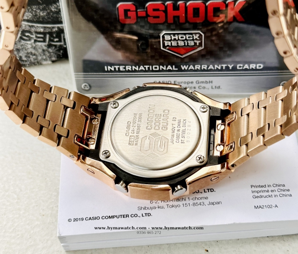 Casio G-Shock GA2100SKE-7A Custom AP Special (Rose Gold)