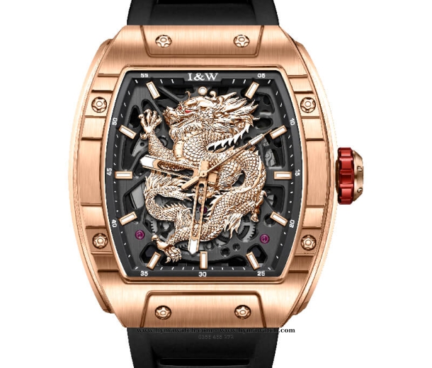 Carnival I&W 787G - Nam -Vàng Hồng- Máy Cơ (Automatic) 