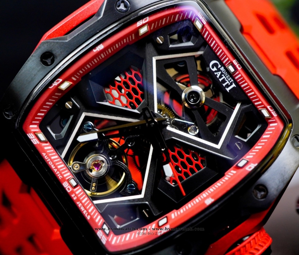 Bonest Gatti Ghost BG5501-A3 Nam - Máy Cơ (Automatic) Tặng Kèm Mô Hình Xe Đua
