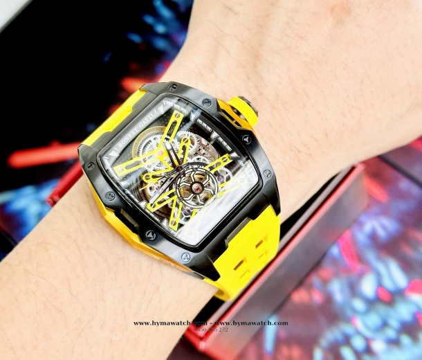Bonest Gatti BG5502 Nam - Máy Cơ (Automatic) Tặng Kèm Mô Hình Xe Đua