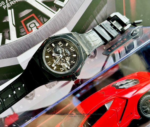 Bonest Gatti Ghost BG8701-A4 Nam - Máy Cơ (Automatic) Tặng Kèm Mô Hình Xe Đua