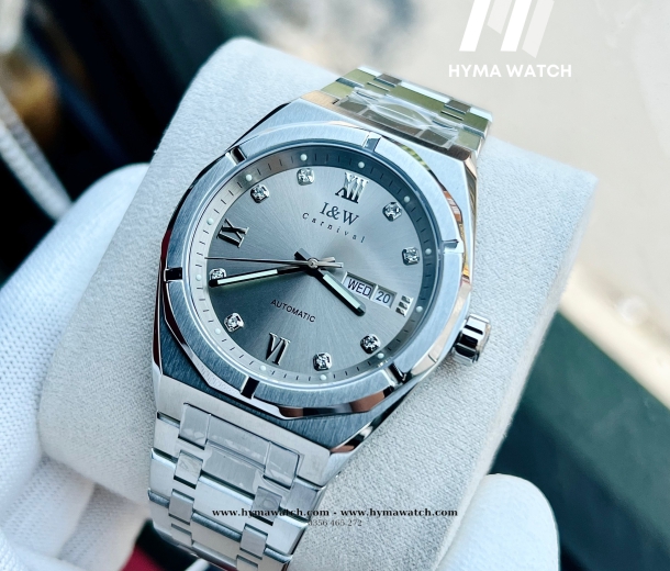 Carnival I&W 751G - Nam - Màu Xám - Máy Cơ (Automatic)