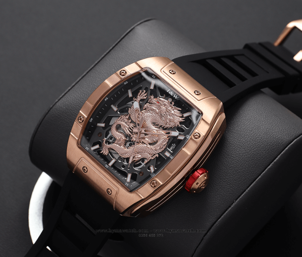 Carnival I&W 787G - Nam -Vàng Hồng- Máy Cơ (Automatic) 