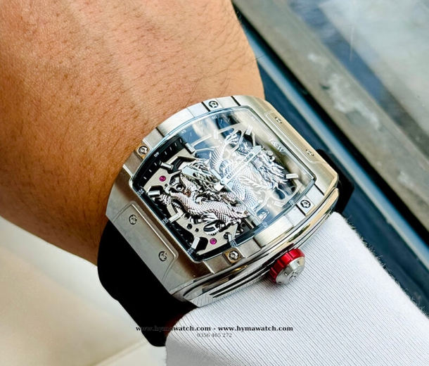 Carnival I&W 787G - Nam -Màu trắng - Máy Cơ (Automatic)  