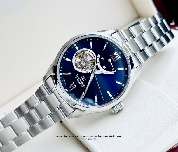 Orient Star RE-AT0001L00B Open Heart Blu Dial - Đồng hồ Nam - Máy Cơ 