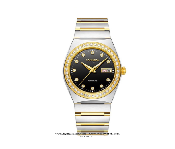  Carnival 8581G-Nam-Màu Đen-Demi-Máy Automatic 