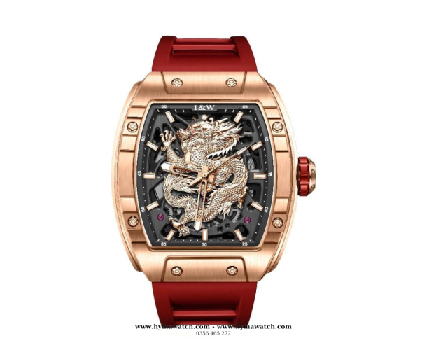 Carnival I&W 787G - Nam -Vàng Hồng- Màu đỏ-Máy Cơ (Automatic)  