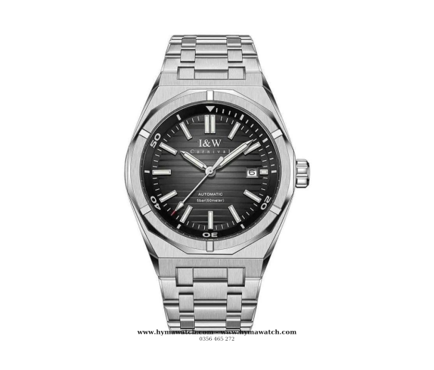 Carnival I&W 711G  Automatic - Nam - Bạc đen