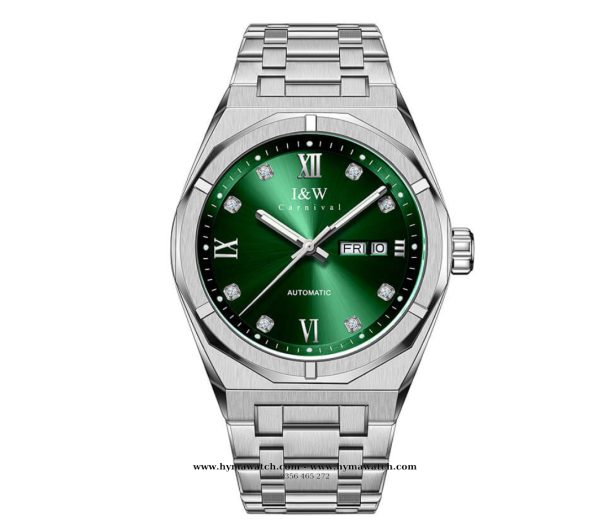 Carnival I&W 751G - Nam - Màu xanh lá - Máy cơ (Automatic) 