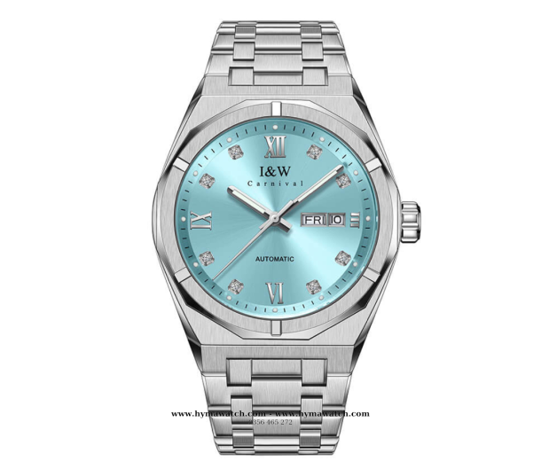 Carnival I&W 751G - Nam - Màu Tiffany - Máy cơ (Automatic)  