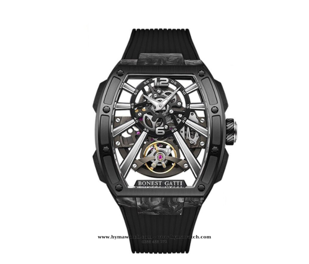 Bonest Gatti Carbon BG9950 Nam- Màu Đen - Máy Cơ (Automatic)
