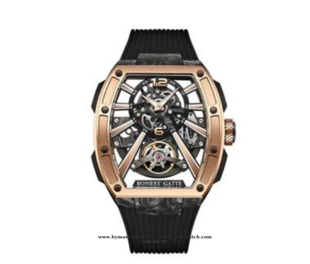 Bonest Gatti Carbon BG9950 Nam- Màu Vàng - Máy Cơ (Automatic)