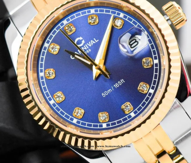 Đồng Hồ Nữ Carnival 8131L-Demi-Xanh dương-Máy pin 