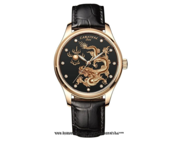 Carnival Rồng Vàng Nhả Ngọc 51524G- Máy Cơ (Automatic)