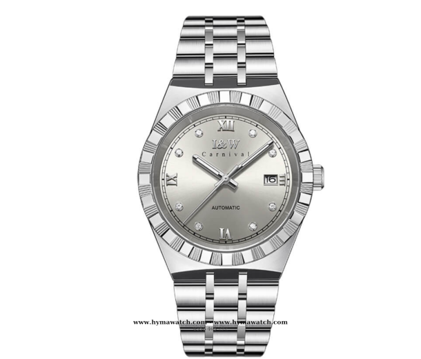  Đồng hồ Nam I&W Carnival 720G-Xám - Máy Automatic 