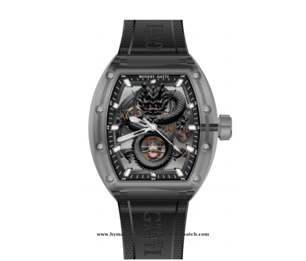 Bonest Gatti BG9980 Nam - Máy Cơ (Automatic)- Màu Đen Tặng Kèm Mô Hình Xe Đua