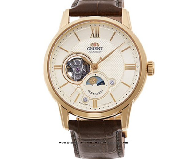 Orient Classic Sun Moon Gen 4 Open Heart RA-AS0003S10B