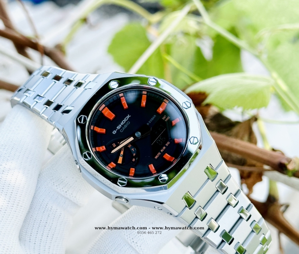 Casio G-Shock GA2100-1A4 Custom AP (Black Orange)