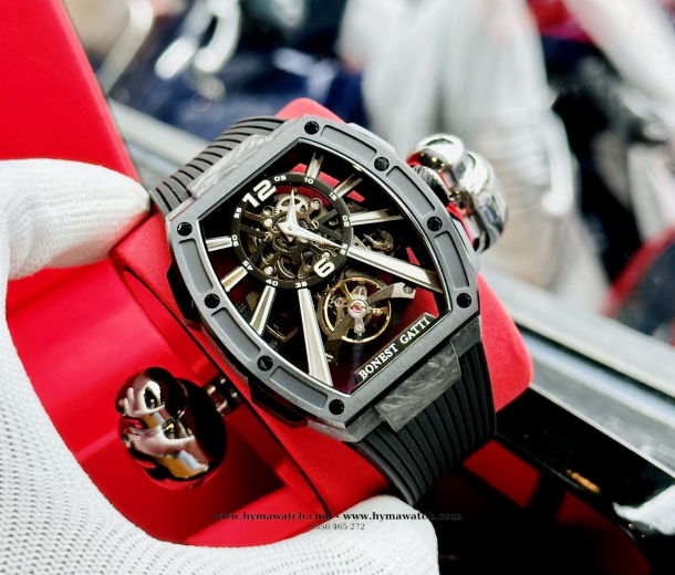 Bonest Gatti Carbon BG9950 Nam- Màu Đen - Máy Cơ (Automatic)