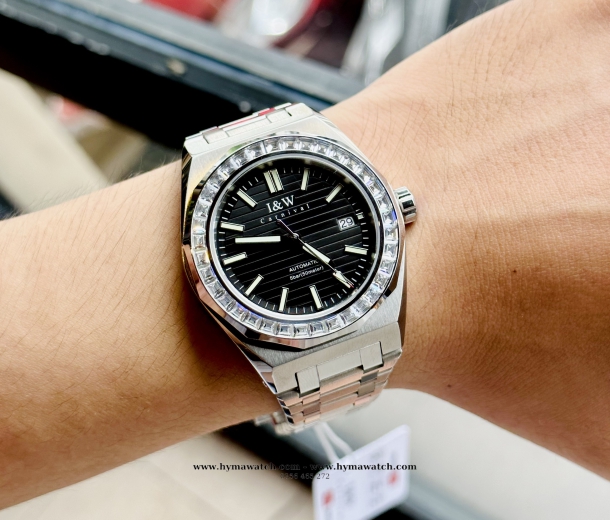 Carnival I&W 733G  Automatic - Nam -   XÁM - đen - XANH