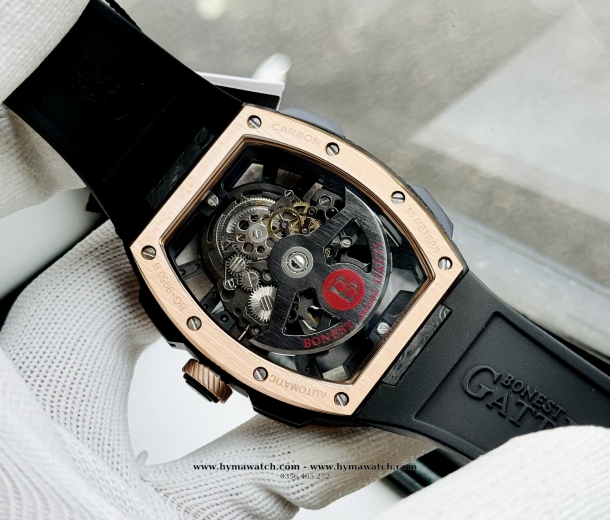Bonest Gatti Carbon BG9950 Nam- Màu Vàng - Máy Cơ (Automatic)