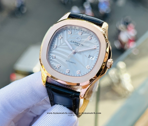 Carnival Aquanus 8115G - Nam - Máy Cơ (Automatic)