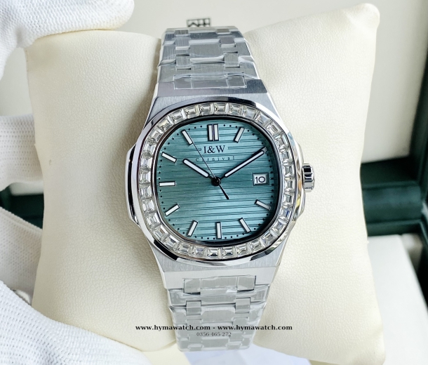  Carnival I&W Nautilus 721G - Nam - Màu Tiffany - Máy Cơ ( Automatic)