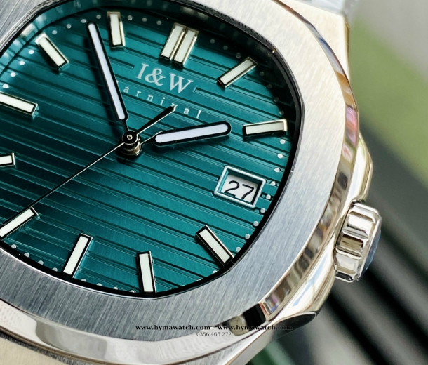  Carnival I&W Nautilus 721G - Nam - Màu Xanh Lá - Máy Cơ ( Automatic)