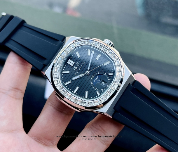 Carnival I&W 735G - Nam - Màu Đen-Máy Cơ (Automatic)