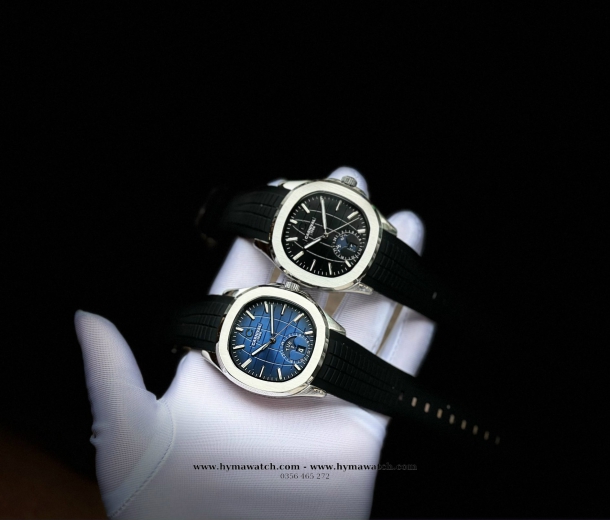 Carnival Aquanus 8113G - Nam - Viền Trắng - Màu Xanh -Dây Cao Su - Máy Cơ (Automatic)