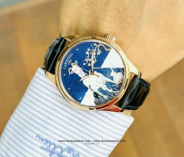  Carnival C515G-6 - Nam - Dây Da - Máy Cơ (Automatic)