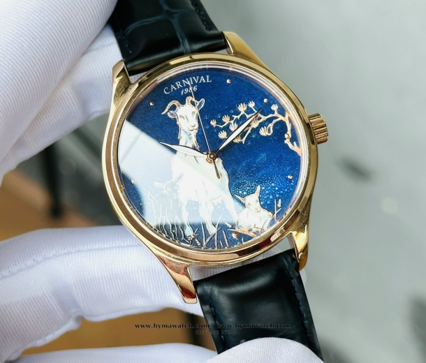  Carnival C515G-6 - Nam - Dây Da - Máy Cơ (Automatic)