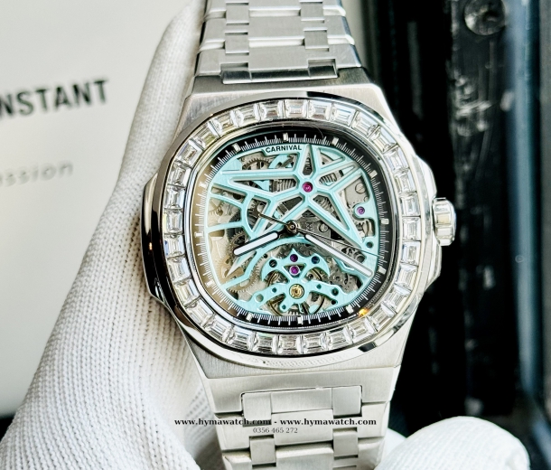 Carnival Nautilus 8118G2 - Nam - Màu Xanh - Máy Cơ (Automatic)