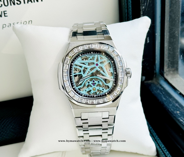 Carnival Nautilus 8118G2 - Nam - Màu Xanh - Máy Cơ (Automatic)