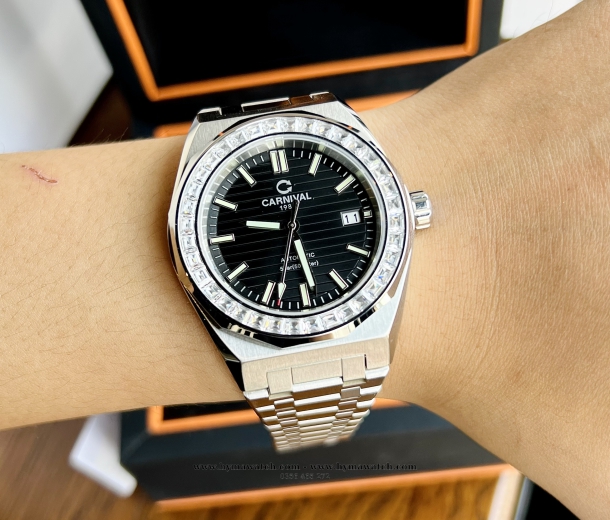 Carnival Nautilus 8107G - Nam - Máy Cơ (Automatic)