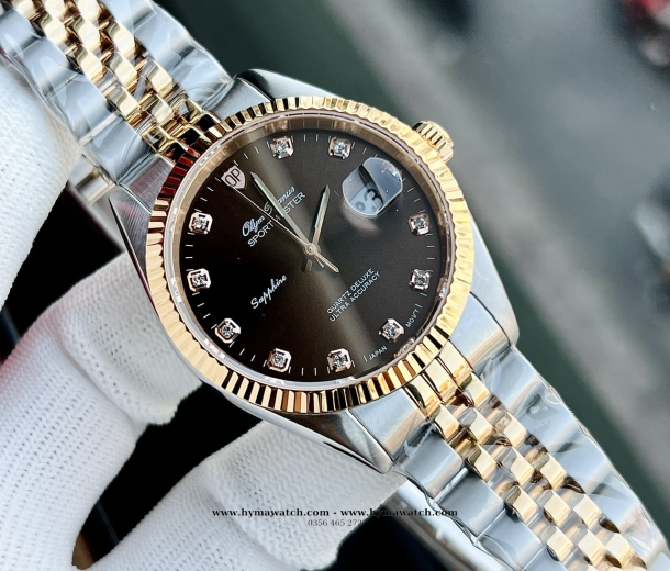 Olym Pianus OP89322 Nâu - Nam - Máy Pin (Quartz)
