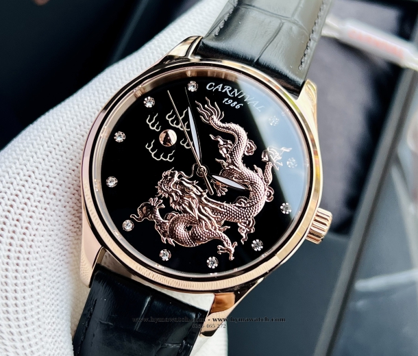 Carnival Rồng Vàng Nhả Ngọc 51524G- Máy Cơ (Automatic)