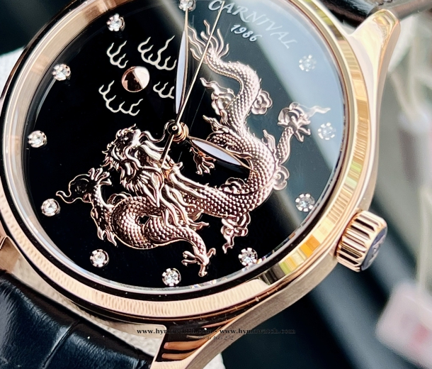 Carnival Rồng Vàng Nhả Ngọc 51524G- Máy Cơ (Automatic)