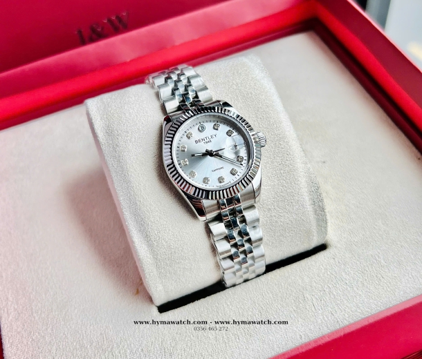 Bentley BL2333- Nữ - Màu trắng-Máy Pin
